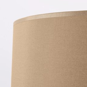 Stojacia lampa Nevia, 1x béžové textilné tienidlo, b