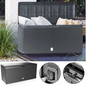 PROSPERPLAST Záhradný box BOXE RATO PLUS umbra 114cm - 290L