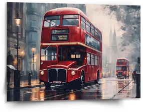 Sablio Obraz Londýn Double-decker 2 - 150x110 cm