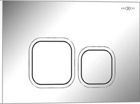 Mexen Tex 03, splachovacie tlačidlo, lesklý chróm, 6103-03