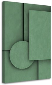 Gario Obraz na plátne Reliéf geometrických tvarov Rozmery: 40 x 60 cm