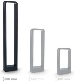 Brilagi - LED Vonkajšia lampa BARI LED/7W/230V 3000/4000/6000K IP54 80 cm