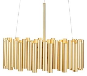 Závesné svietidlo v zlatej farbe Markslöjd Level 3L