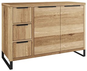 furniture-nabytek.cz - Masivní podstavec pod umyvadlo Sydney z divokého dubu, olejovaný, hnědý – 105×45×74 cm