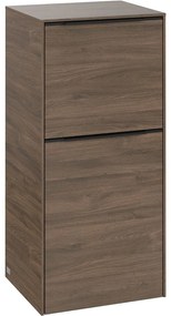 VILLEROY &amp; BOCH Subway 3.0 závesná bočná skrinka nízka, 1 dvierka + 1 zásuvka, pánty vpravo, 400 x 362 x 860 mm, Arizona Oak, C59501VH