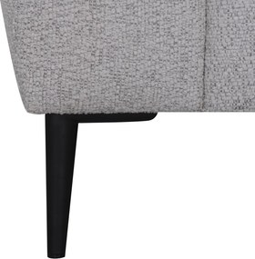 Rozkladacia pohovka na trvalé spanie Georgia, achátovo šedá tkanina