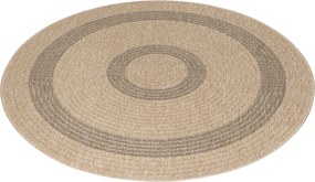 Ayyildiz, Kusový koberec Comilla 886 Black kruh, 160x160 (priemer) kruh, hnedá, chodba / predsieň