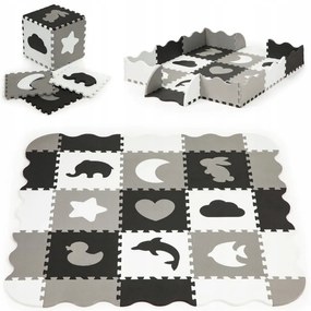 Penová podložka pre deti  122,5 x 122,5 cm - puzzle