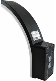 LED vonkajšie nástenné svietidlo so snímačom pohybu a súmraku, 20 W, 230 V, IP65