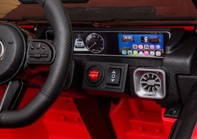 LEAN CARS Elektrické autíčko na batérie Mercedes G63 BBH-0003 červené