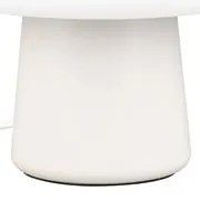 Biela stolová lampa so skleneným tienidlom (výška 27 cm) Steen – Trio