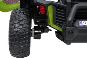 Ramiz Elektrická bugina Gravity pre deti zelená + pohon 4x4 + diaľkové ovládanie
