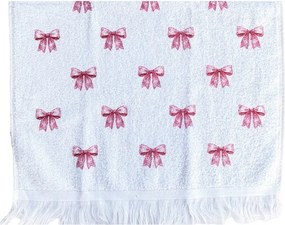Kuchynský froté uterák s motívom mašličiek  - 40*66 cm