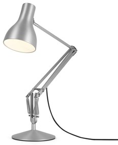 Anglepoise Type 75 stolná lampa strieborná lesklá