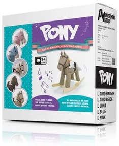 MILLY MALLY Hojdací koník s melódiou Milly Mally Pony Gray Dot