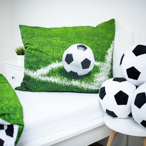 Jerry Fabrics Tvarovaný 3D vankúšik - Futbalová lopta