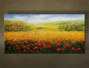 Maľovaný obraz na stenu na stenu KRAJINA