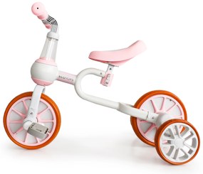 WELLHOX Balančný bicykel 4v1 - rúžový