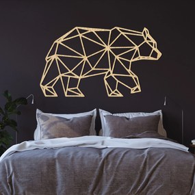SENTOP | Moderná geometrická dekorácia na stenu medveď I SENTOP PR0240