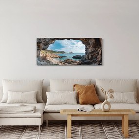 Obraz - Jaskyňa pri mori (120x50 cm)