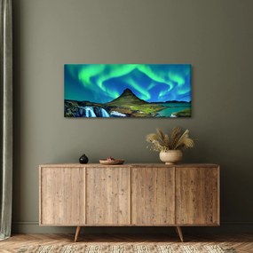 Obraz - Kirkjufell, Island (120x50 cm)