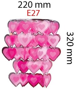 Detské tienidlo k lustru VIKI E27 32x22 cm