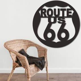 SENTOP | Drevený znak Route 66 – Dekorácia do interiéru | SENTOP PR0411