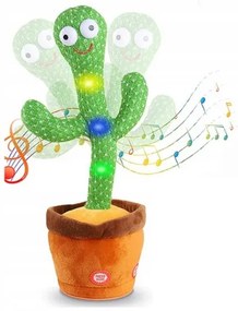 Grugen Tancujúci hovoriaci a spievajúci plyšový kaktus USB, 32 cm