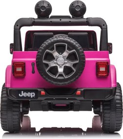LEAN CARS Batéria pre vozidlo Jeep Wrangler Rubicon DK-JWR555 Pink