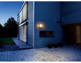 Philips - Vonkajšie nástenné svietidlo so senzorom BRIDGE 1xE27/15W/230V IP44