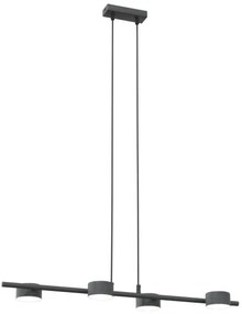 Luster na lanku SORA 4xGX53/12W/230V čierna