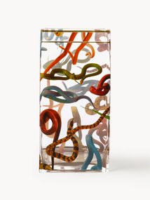 Sklenená váza Snakes, V 30 cm