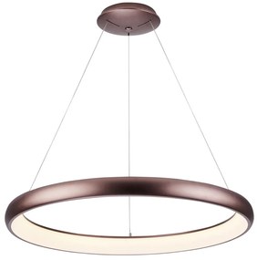 Azzardo AZ5062 -LED Stmievateľný luster na lanku ANTONIO LED/50W/230V hnedá +DO