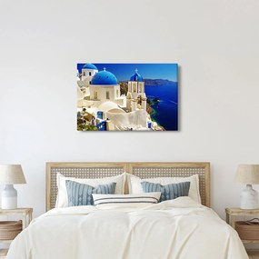 Obraz - Santorini, Grécko (90x60 cm)