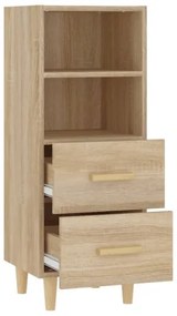 vidaXL Komoda dub sonoma 34,5x34x90 cm spracované drevo-