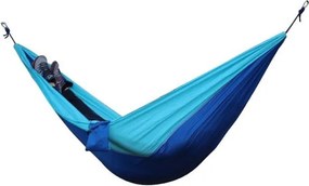 Vekr hojdacia sieť hamak 210 x 140 cm Modrá