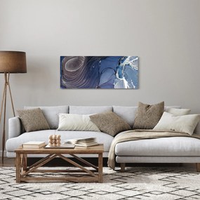 Obraz - Mramorovaný atrament (120x50 cm)