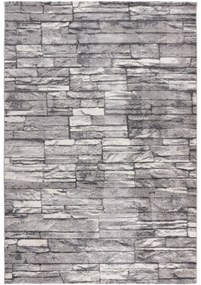 Koberce Breno Kusový koberec TRENDY 404/silver, sivá, viacfarebná,120 x 170 cm