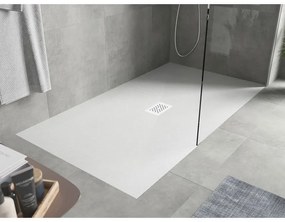 Mexen Hugo, obdĺžniková sprchová vanička SMC 150 x 100 cm, biela, biela krytka, 42101015-W