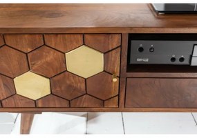 TV-skrinka 39949 140cm Drevo Acacia  - Komfort-nábytok