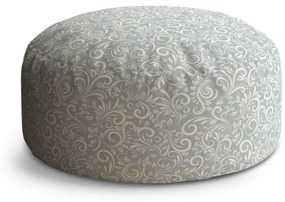 Sablio Taburet Circle Nežná čipka: 38x48 cm