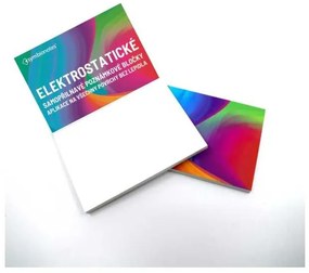 Elektrostatický poznámkový bloček Symbionotes 19 x 10 cm - 100 listov, biela