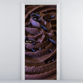 Fototapeta na dvere - Čokoládový cupcake (95x205cm)
