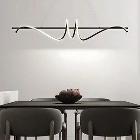 Toolight Toolight, LED stropné svietidlo 120cm, 50W, 3000K, LHJ023-CP, čierna matná, OSW-50011
