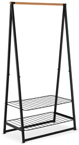 Čierny oceľový stojan na oblečenie Linn – Brabantia