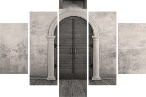 Obraz - Tajomné dvere (150x105 cm)