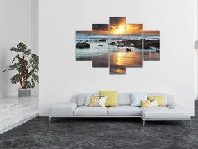 Obraz - More zaliate slnkom (150x105 cm)
