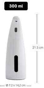 Spirella Bezdotykový dávkovač mydla Selma 300 ml, biela