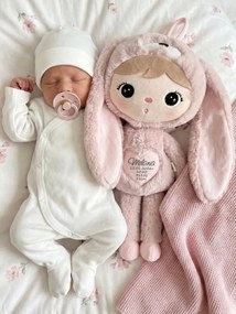 Mojkáčik - Bábika zajačik ružová 46 cm