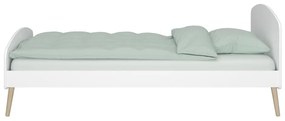 Biela detská posteľ 90x200 cm Gaia - Tvilum